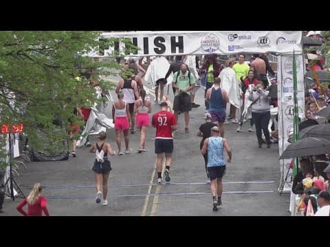 Rain doesn't stop Covenant Health Marathon