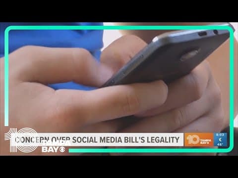 Banning Florida kids under 16 from social media? Lawmakers are considering a bill right now