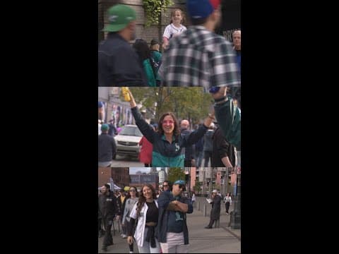 Fans soak in excitement of playoffs as Mariners open ALDS against Detroit