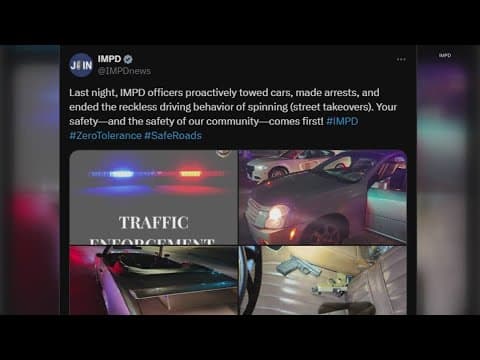 IMPD, ISP begin crackdown on illegal street takeovers