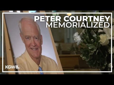 Family, friends and colleges honor Peter Courtney at memorial service