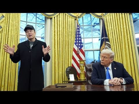 President Trump, Elon Musk go back and forth in public feud