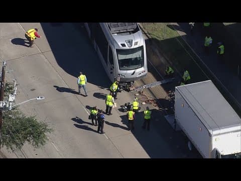 METRORail train involved in crash near Texas Medical Center