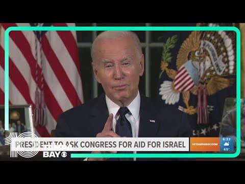 President Biden will ask Congress for aid for Israel