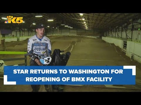 Reopening of Port Orchard indoor BMX facility brings world's top teen back to Washington