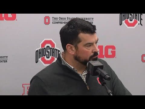 Ryan Day discusses  Ohio State’s matchup with Georgia in the playoff semifinal