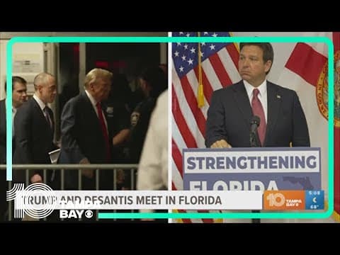 Trump and DeSantis reportedly meet in Florida over the weekend to talk fundraising