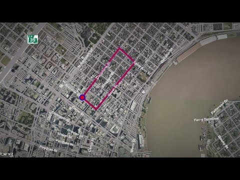 Road closures in the French Quarter ahead of New Year's Eve weekend
