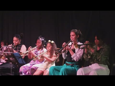 Non-profit teaches girls to play the trumpet