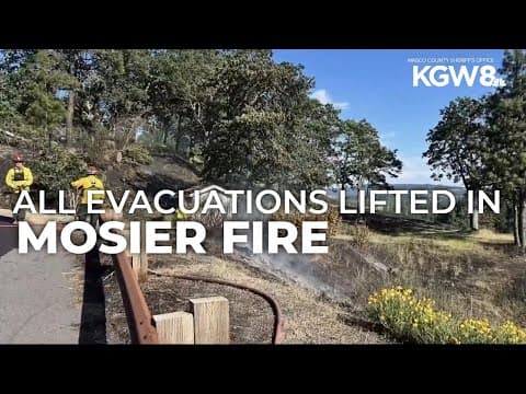 Evacuations lifted for Mosier Fire