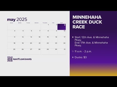 Minnehaha Creek Duck Race