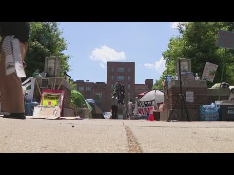 5th day of Pro-Palestinian protests at George Washington University