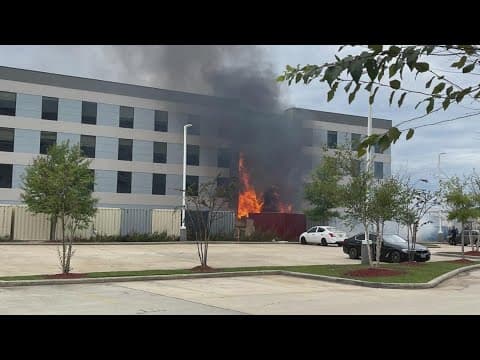 Hotel catches fire in Hammond
