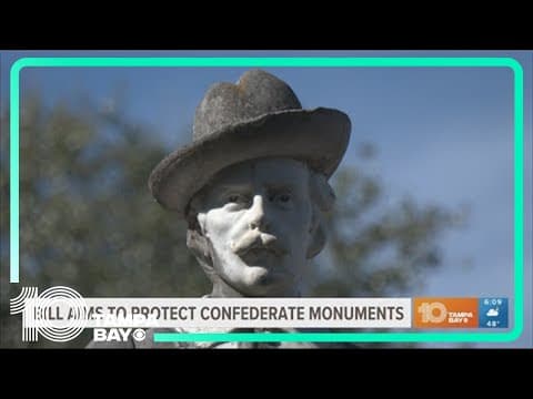 Florida bill would empower DeSantis to remove public officials who take down Confederate statues