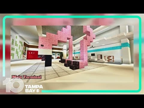 3 brothers create replica of TPA in Minecraft and
