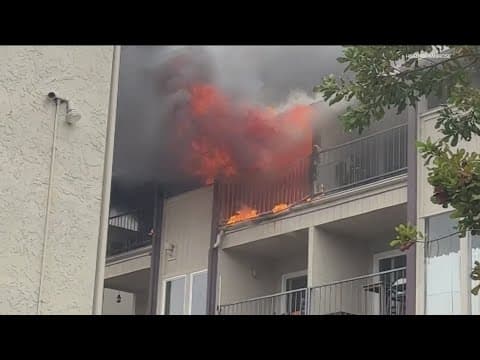 Several displaced after condo catches fire in Carlsbad