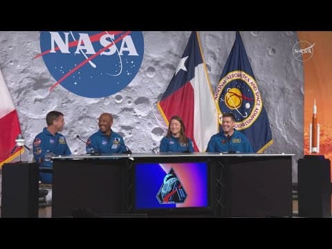 Artemis II crew shares update and vision for lunar mission in 2026