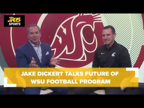 WSU football coach Jake Dickert talks future of the program ahead of spring practice
