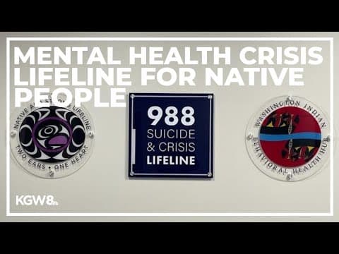 Mental health crisis lifeline launches in Washington for Native people, the first of its kind in the
