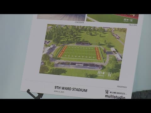 Final designs revealed for Ninth Ward Stadium, set to open by early 2027