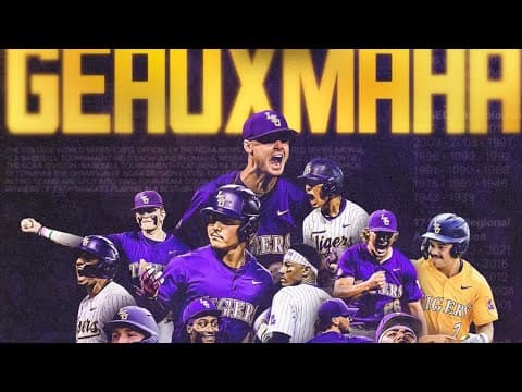 LIVE: LSU Tigers College World Series Sendoff from Alex Box Stadium