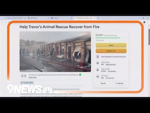 Storage unit fire destroys animal rescue's supplies