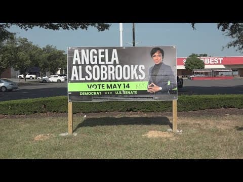 Angela Alsobrooks' campaign sign vandalized in Laurel; Candidates speak out about it