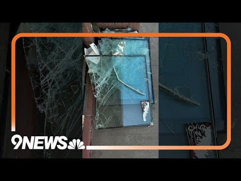 Commerce City business owner furious after thieves smash stolen car into storefront