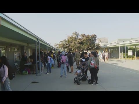 First day of school for San Diego Unified | A look at how Bell Middle School started the day