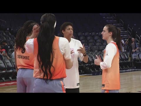 Cheryl Miller talks about coaching Team WNBA, which includes 3 Fever players, in the All-Star game