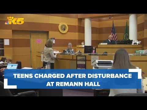 5 teens charged with prison riot after disturbance at Remann Hall Juvenile Detention Center