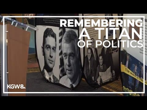 Oregon Historical Society examines the lasting impact of former US Sen. Mark O. Hatfield