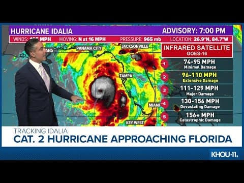 Tropical update: Hurricane Idalia intensifies as it edges closer to Florida