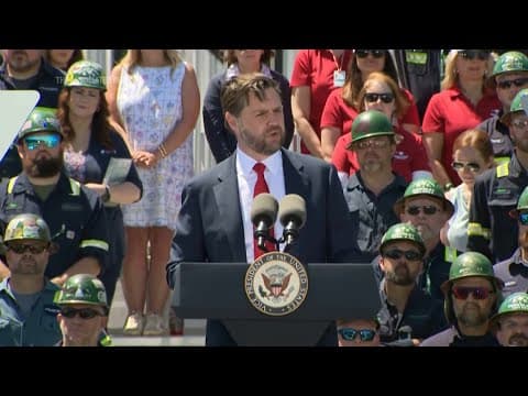 Vice President JD Vance visits steel plant in South Carolina