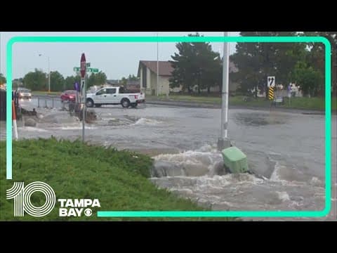 Torrential rain causes road mess in Colorado