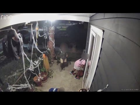 Young children caught stealing Halloween decorations off Southeast DC porch