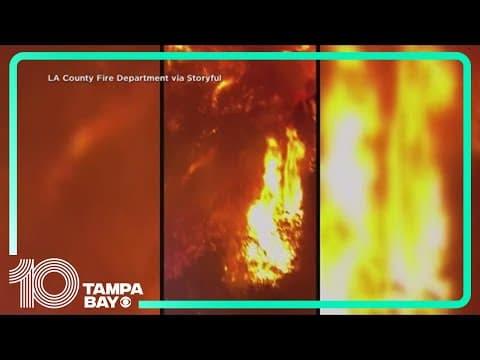 Wind-drive inferno forces mass evacuations in Los Angeles