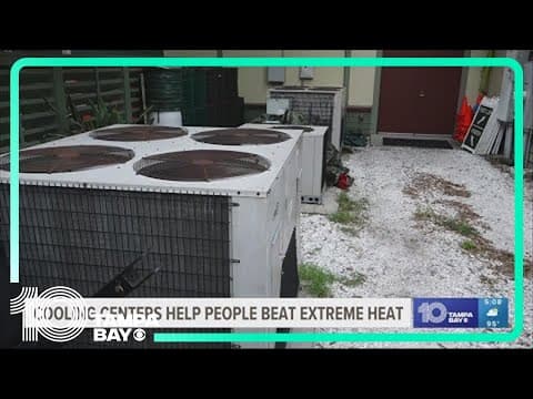 'Very helpful': Grateful visitors keeping their cool inside Tampa's cooling centers