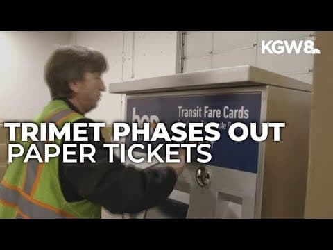 TriMet phases out paper tickets, expands HOP card use