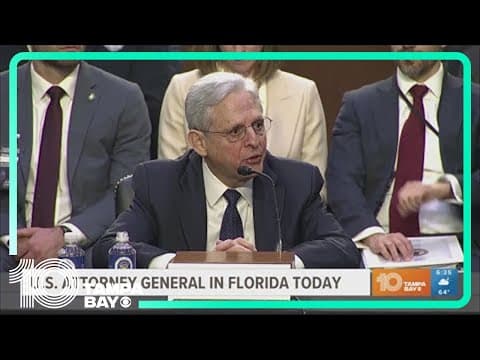 US Attorney General Merrick Garland in Florida Thursday