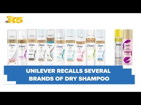 Unilever recalls dry shampoos