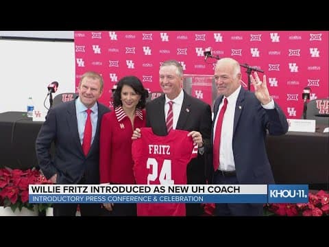 Willie Fritz introduced as new Houston Cougars head football coach