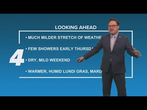 New Orleans Weather: Gorgeous Wednesday with some rain possible Thursday