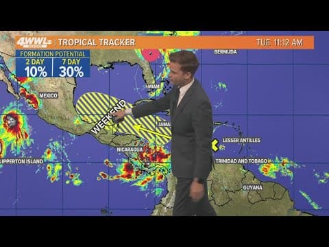 Tuesday 12pm Tropical Update: New area to watch in the Caribbean