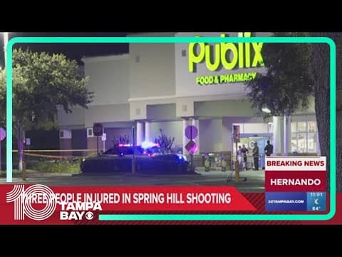 3 hospitalized after shooting at apartment complex in Spring Hill, deputies say