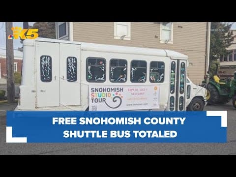 Snohomish volunteer shuttle bus totaled, community looks for replacement