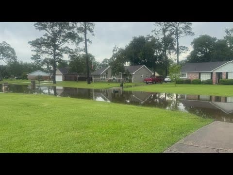 Alvin residents dealing with drainage issues are fed up with delays in cleanup