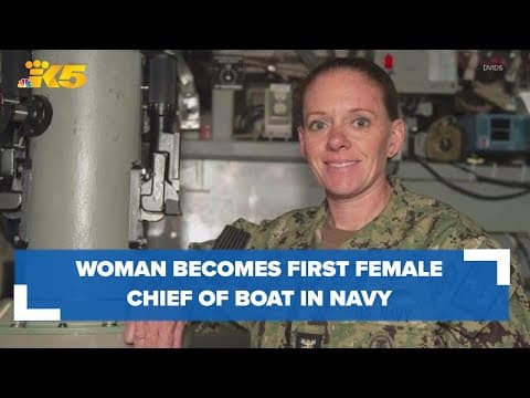 Local woman becomes first female Chief of Boat in the Navy