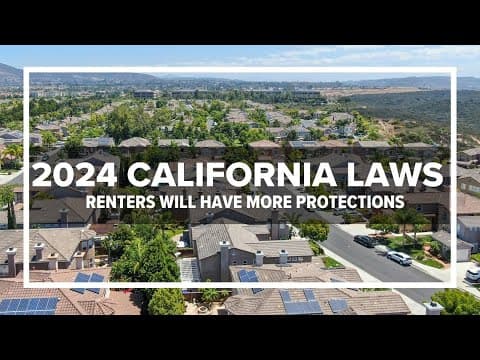 California renters will have more protections in 2024 under new laws
