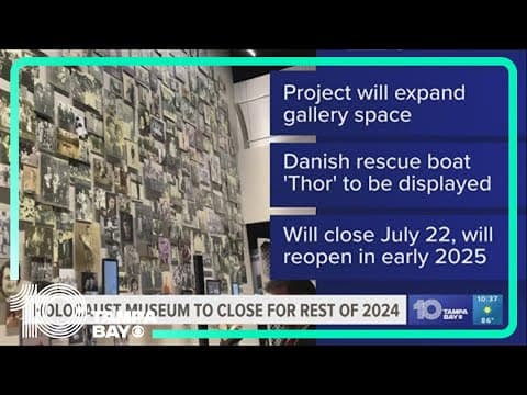 The Florida Holocaust Museum to close for remainder of 2024